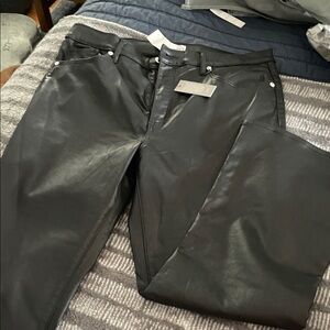 Ann Taylor loft women's Black coated Jeans